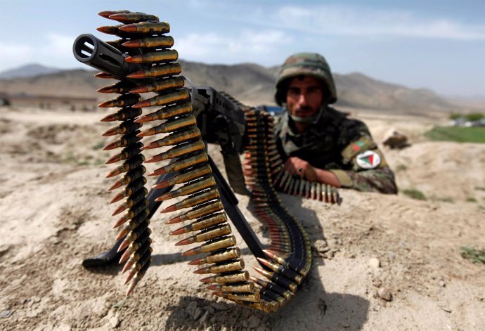 Soldado del Ejército afgano