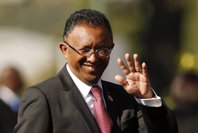 El presidente de Madagascar Hery Rajaonarimampianina