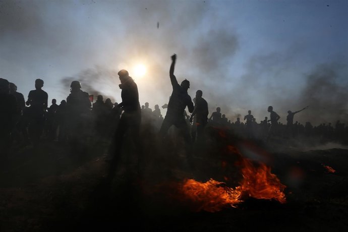 Disturbios en la frontera entre Israel y Gaza