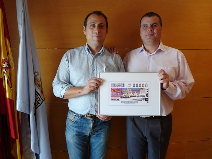 Presentación del cupón de la ONCE dedicado a Cascante