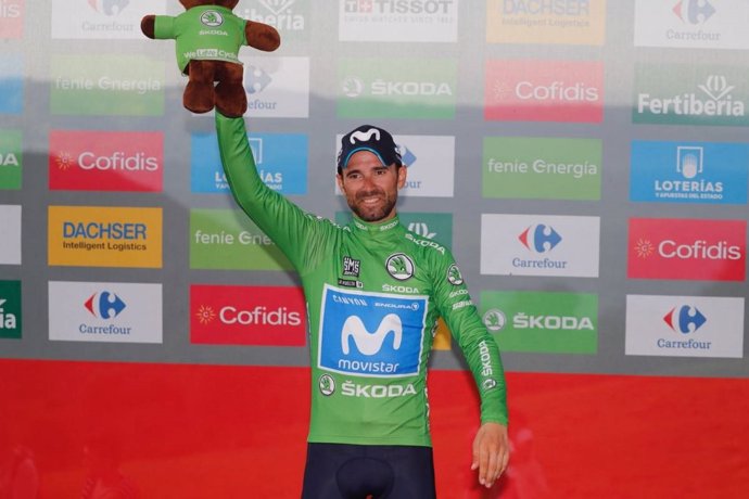Alejandro Valverde., maillot verde la Vuelta
