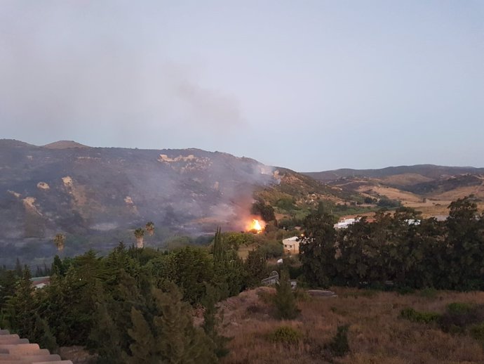 Incendio en Manilva