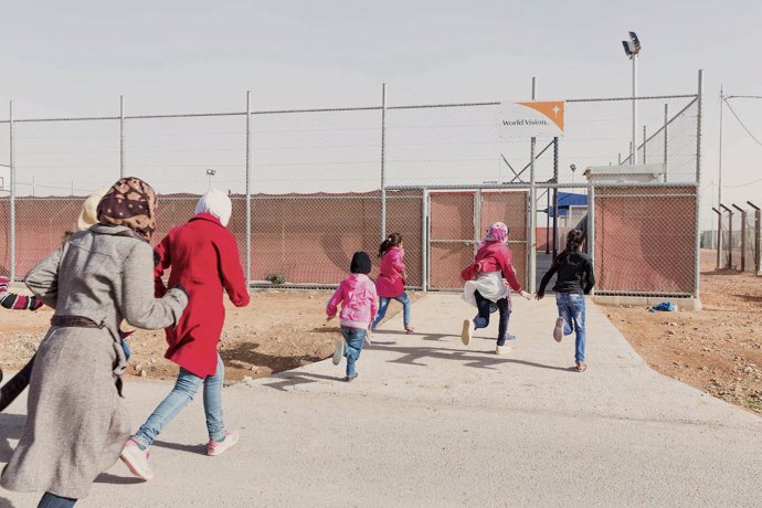 Vuelta al colegio de refugiados sirios en Jordania