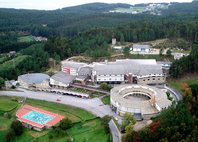 Foto aérea del complejo de Sargadelos en Cervo (Lugo)