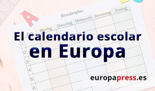 El calendario escolar en Europa 