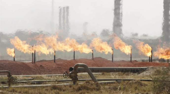 Instalaciones petroleras en Kirkuk