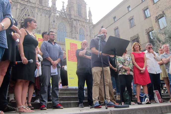 La Setmana del Llibre en Català J.Sala en un manifiesto por la libertad de expre