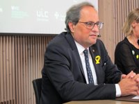 Torra asegura que no puede acatar las sentencias porque "hay un 80% de los catalanes no las aceptan"