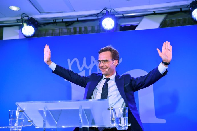 El líder del Partido Moderado de Suecia, Ulf Kristersson