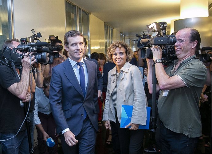 Pablo Casado y Dolors Montserrat