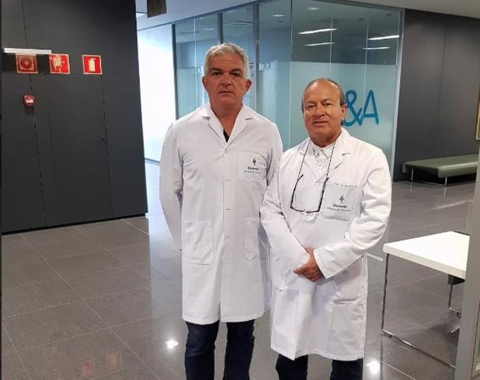 Stephane Pierre Ramare y doctor Alfonso Riojas