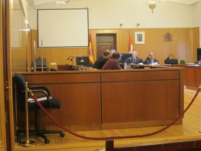 El condenado, durante el juicio este lunes.  