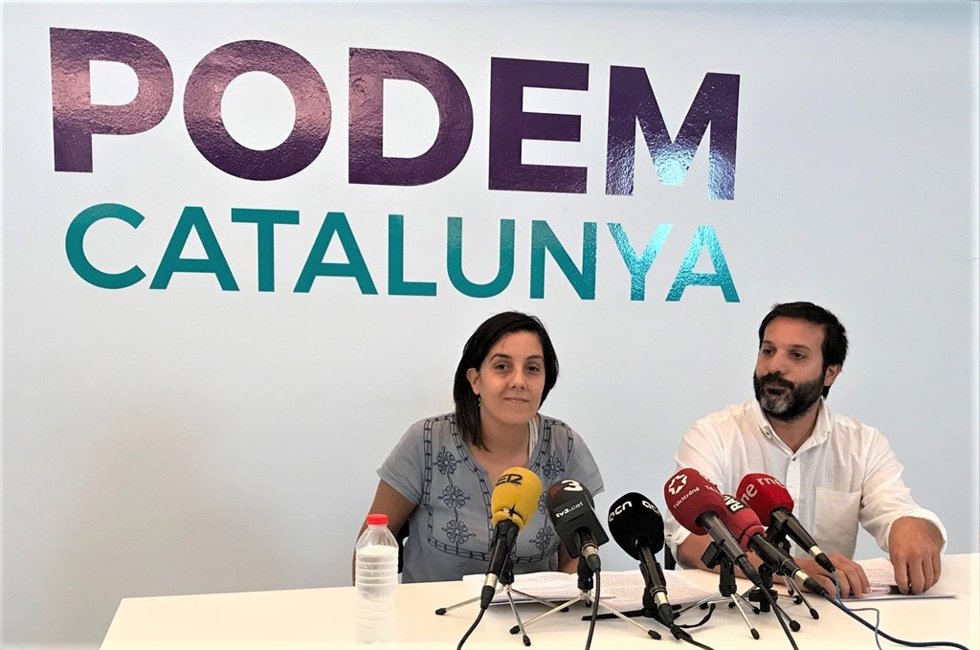 Conchi Abellán, Jaume Durall, Podem Catalunya