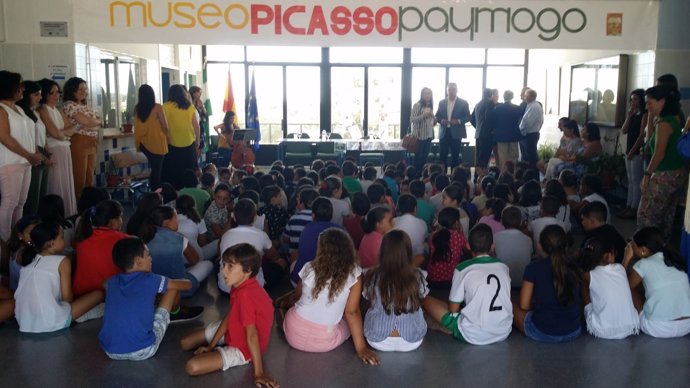 Inicio del curso escolar en Paymogo (Huelva). 