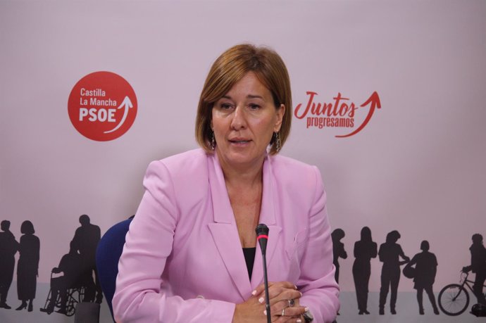 La portavoz del PSOE en las Cortes de C-LM, Blanca Fernández