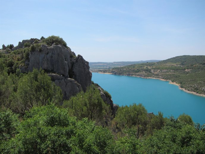 Uno de los embalses de la Cuenca