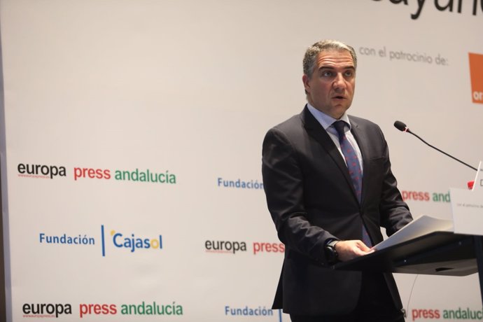 El presidente de la Diputación, Elías Bendodo, y del PP de Málaga