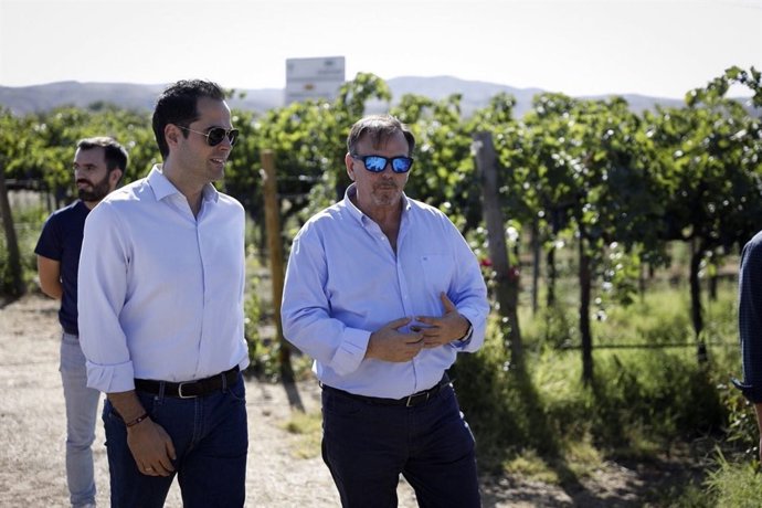 El portavoz de Ciudadanos en Asamblea, Ignacio Aguado, visita Morata de Tajuña