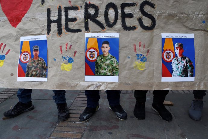 Imágenes de soldados secuestrados por el ELN