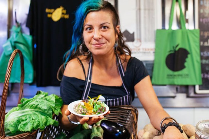 Comercio con tapa, en Tapapiés 2018