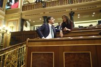 Sánchez pedía en abril una moción de censura contra Cifuentes por haber mentido sobre su máster