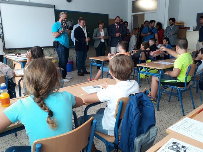 Inicio de curso en el colegio San Pascual Bailón