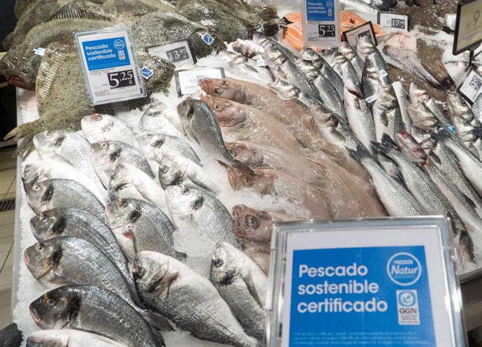 Eroski, sello de pescado sostenible certificado