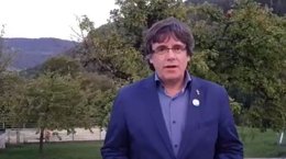 Carles Puigdemont crida a participar en la Diada