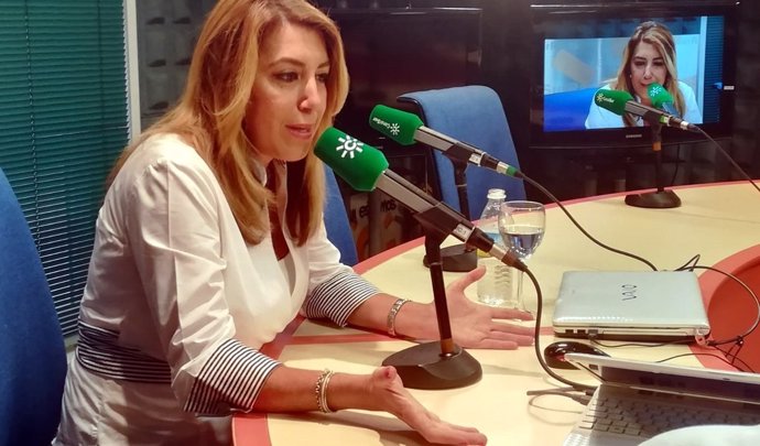 Susana Díaz entrevistada en Canal Sur Radio