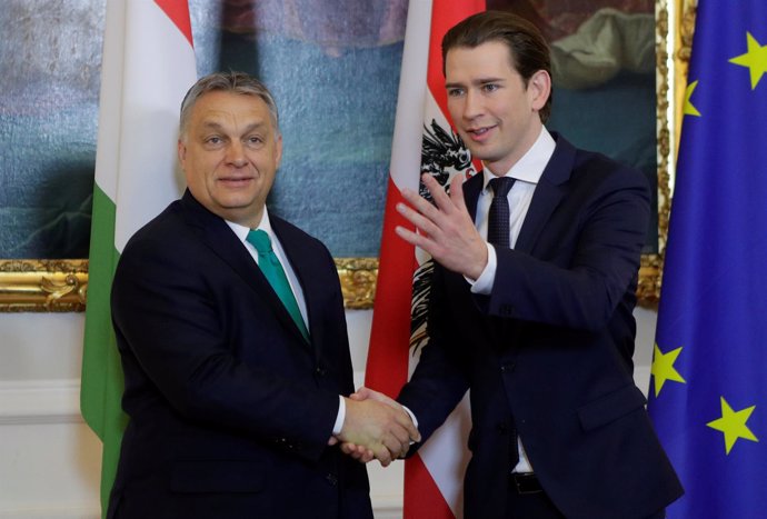 Sebastian Kurz y Viktor Orban