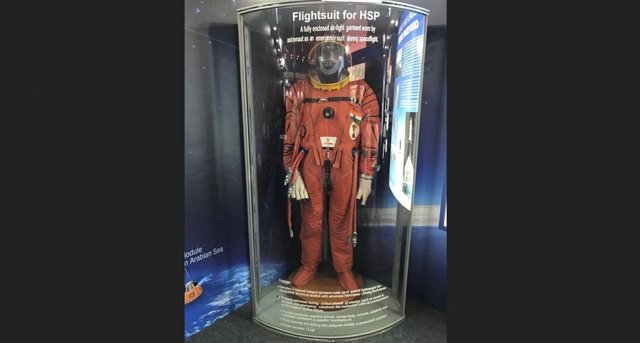 Traje espacial diseñado por el ISRO