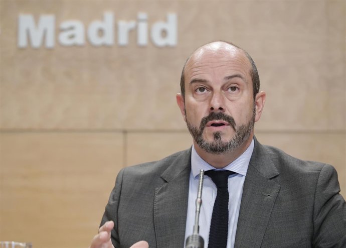 El vicepresidente de la Comunidad de Madrid, Pedro Rollán