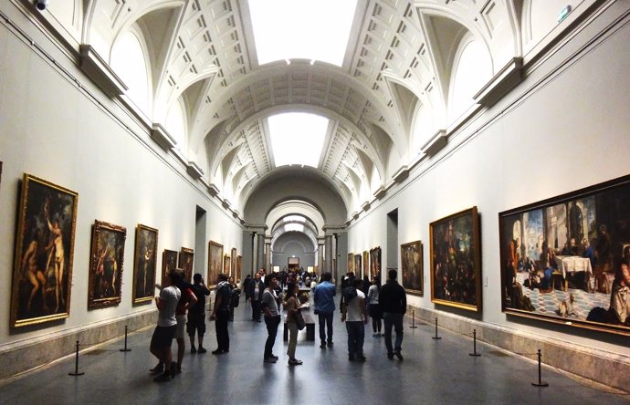 Interior dell Museo del Prado, Madrid (España)