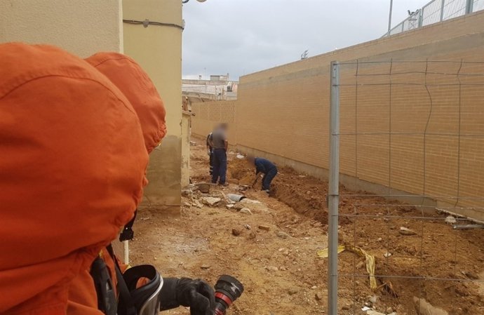 Bomberos actúan por una fuga de gas