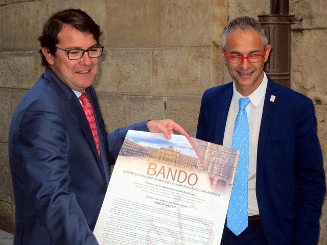 Mañueco y Rivero presentan el bando 11/9/2018 