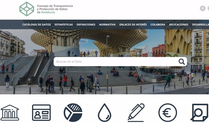 Web del Consejo de Transparencia de Andalucía