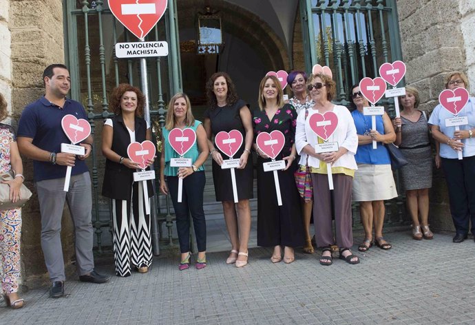 Campaña contra la violencia machista en Diputación de Cádiz