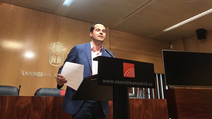 El portavoz de Ciudadanos en la Asamblea de Madrid, Ignacio Aguado