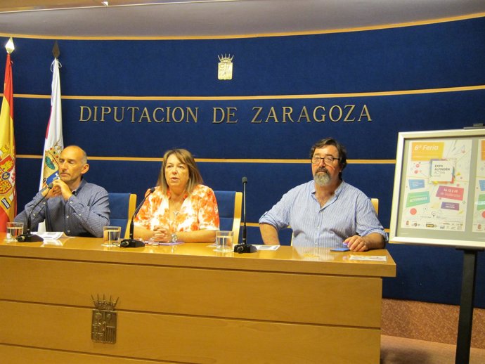 Pascual, Ceamanos y Cazorla han presentado la 6ª Feria Expo Alfindén Activa