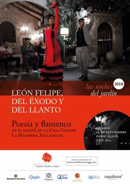 Cartel de 'León Felipe, del éxodo y el llanto'  11-9-2018