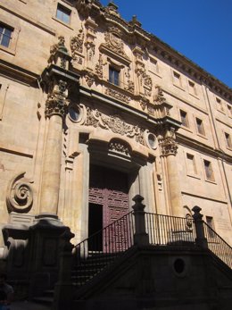 Fachada del edificio histórico de la UPSA. IMAGEN DE ARCHIVO