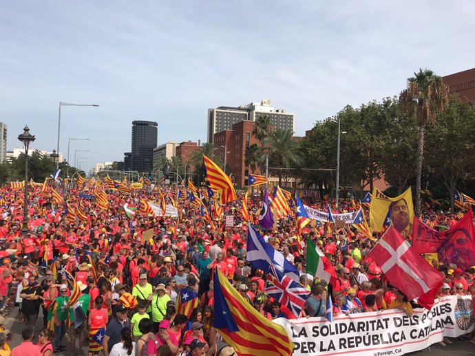 Manifestación de la Diada 2018