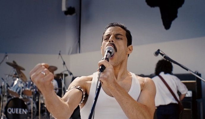 Rami Malek en Bohemian Rhapsody
