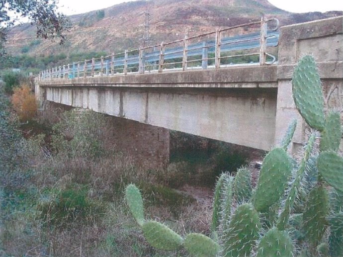 Puente de la A-477 entre Sanlúcar y Aznalcóllar