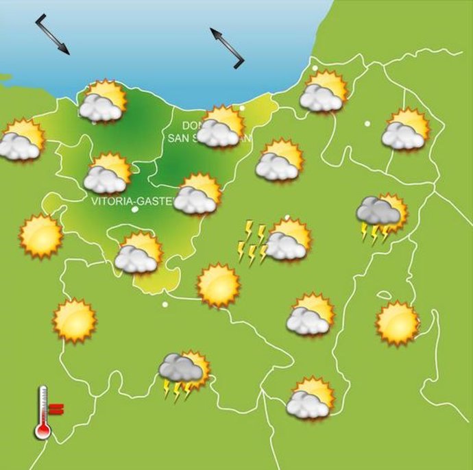 Previsiones para el 12 de septiembre