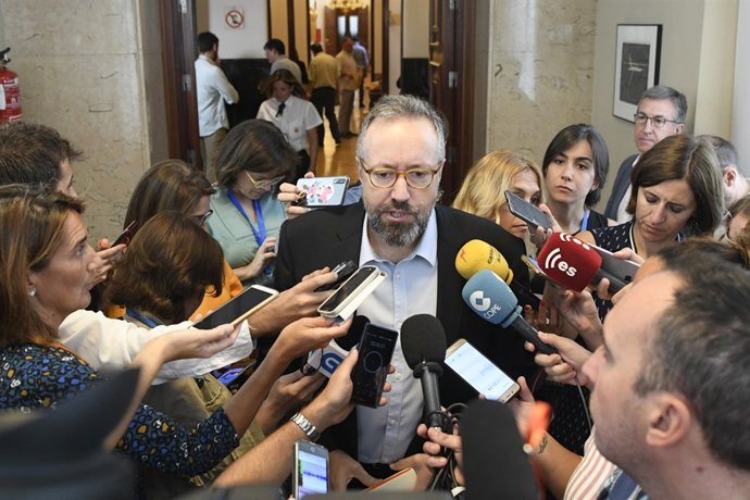 Roda de premsa de portaveus parlamentaris al Congrés