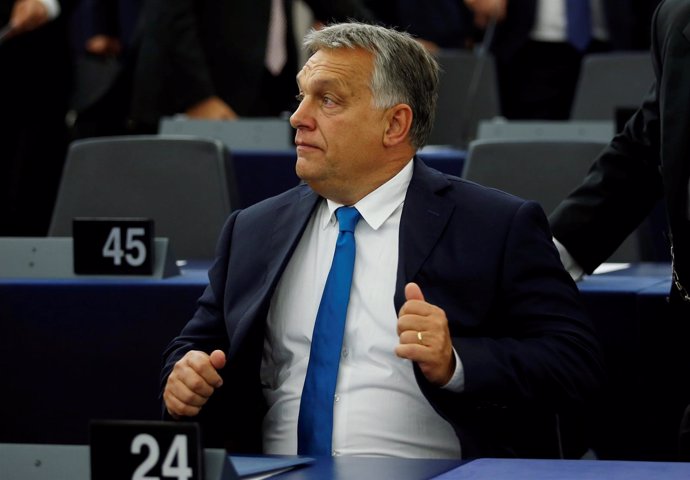 Viktor Orban en el Parlamento Europeo