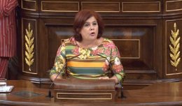 La diputada del PSOE Elvira Ramón en el Congreso