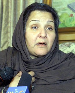 Kulsoom Nawaz, la mujer del ex primer ministro Nawaz Sharif