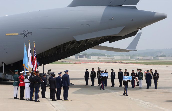 Repatriación de los restos de soldados de EEUU por parte de Corea del Norte